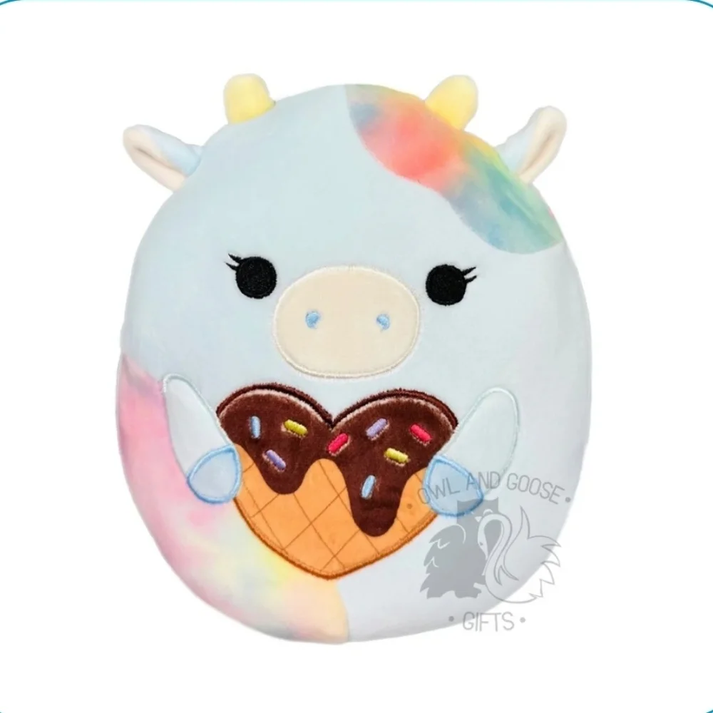 Squishmallow 12 inch Caedia cow